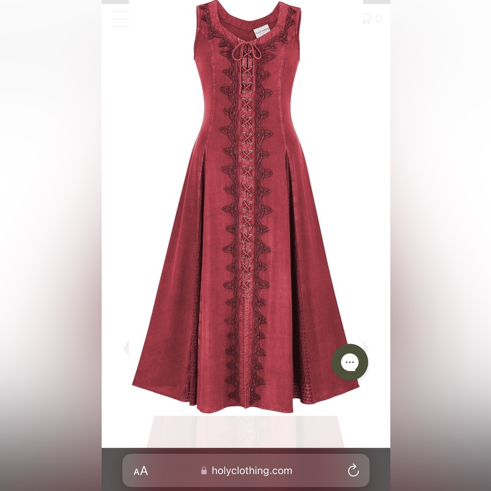 Holy Clothing Trinity Maxi in Burgundy Wine - 3x